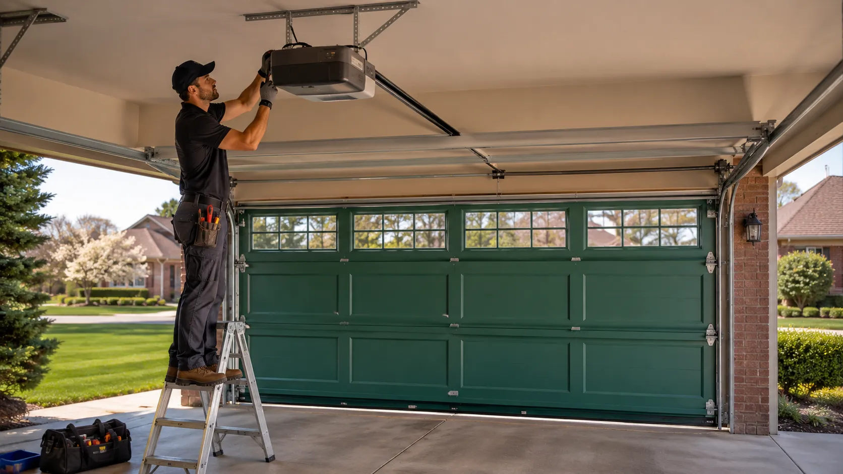 Garage door service in Marysville